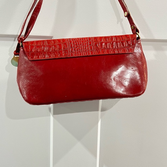 Brahmin Leather Crossbody Bag Red - Picture 4 of 16